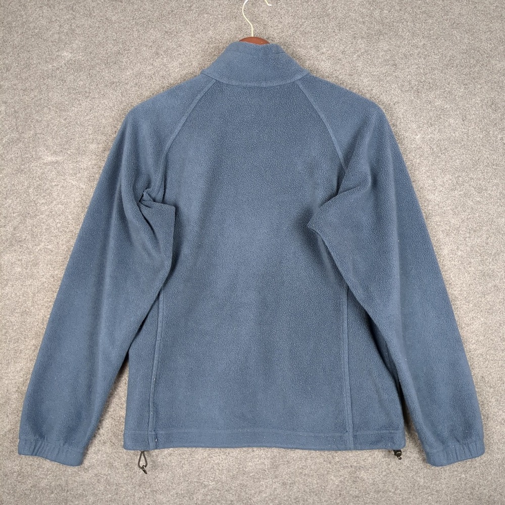 Columbia Womens Small Blue Full Zip Fleece‎ Jacket Mock Neck Outdoors Activewear - Picture 8 of 12